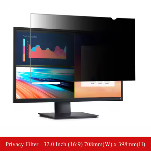 32.0 inch Anti-Glare Computer Privacy Filter Screen Protector Film for Desktop Monitor Widescreen 16