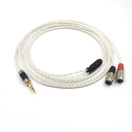 Audio Cable Silver Plated 7N OCC Earbud Replace Upgrade Cables For MrSpeakers Mr Speakers Ether Alpha Dog Prime