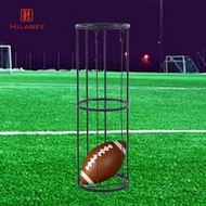 HILABEE Basketball Storage Rack Ball Storage Holder Freestanding Football Ball Rack
