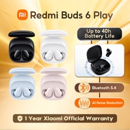 Xiaomi Redmi Buds 6 Play AI Noise Reduction IPX4 Water Resistance App To Customise Touch Controls