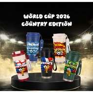 Tumbler Clubbola Football COUNTRY Edition 2026 Stainless Steel SUS 316 500ml – Kpop Drinking Bottle,