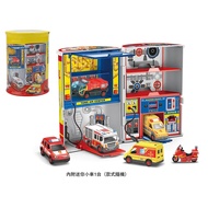 Lecai Forest Oil Tank Scene Game Group-Fire Group, Police Group Traffic Modeling Toys