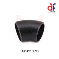 ALFRAN Carbon Steel (C.S.) SGP 45 Bend (40mm~100mm)