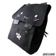 Revis Boutique Tokyo Street Must-have Cute Cat Canvas Backpack Canvas Backpack Backpack Backpack Cat