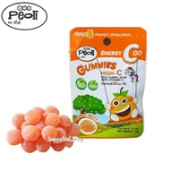 **กัมมี่น้ำผลไม้แท้ วิตามินซีสูง** Peoli Gummies High-C วิตามินซี กัมมี่ สำหรับเด็ก (1ซอง 15g)