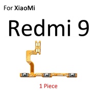 เปิดปิดปุ่มปรับระดับเสียง XiaoMi Redmi ริบบิ้นกุญแจ9i 9A 9T 9C NFC 9 Power India 8 8A 7 7A ส่วน