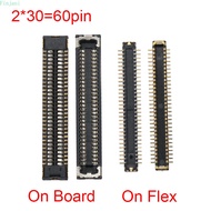 2Pcs 60 Pin LCD Screen Display Flex FPC Connector Plug On Board For Huawei P20Pro/Mate20 Pro/MATE 20