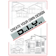 DIY (Basic) Plan-Custom your Plan - IDEA Rekabentuk Pelan Rumah Banglo Design House Plan interior