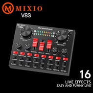 MIXIO V8S PREMIUM LIVE STREAMING SOUNDCARD ADAPTER PHONE LAPTOP MICROPHONE