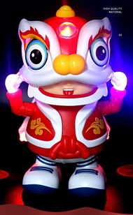 (free battery) lion dance head dancing toys