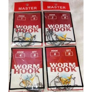 MASTER WORM HOOK / MATA KAIL SOFT PLASTIC