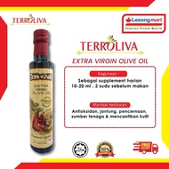 250ml TERROLIVA EXTRA VIRGIN OLIVE OIL late harvest EVOO dari Tunisia minyak zaitun asli untuk makan sapuan dressing