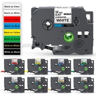 BYZ TAPE Mixed Colors 6/9/12/18/24mm label tapes TZe231 TZ231 TZe-231 Compatible for Brother Ptouch 