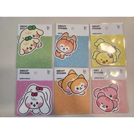 ON HAND) IVE with LINE FRIENDS IVE SWITCH POP-UP OFFICIAL MD DIECUT STICKER