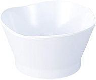 Nagao No.77 Unbreakable White Tableware, Three-Leaf Small Bowl, 4.5 inches (11.5 cm), Made in Japan