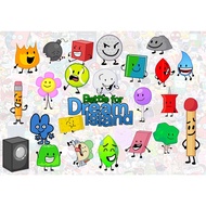 BFDI (Battle For Dream Island BFDI) -Vinyl Sticker