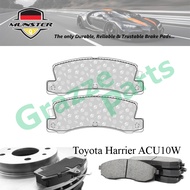 Münster Disc Brake Pad Rear for Toyota Harrier ACU10W 15W 2.4 00'-03' 2AZ-FE MCU10W 15W 3.0 97'-03' 