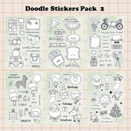 [PART 2] Doodle Stickers, doodle Stickers, aesthetic Stickers
