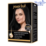 Combo box of 8 packs of Jrouoi Fruit Black Color Hair Shampoo 8x30ml [TN]
