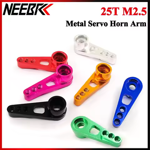 25T Upgrade RC Servo Metal Horn Aluminium Arm M2.5 for RC Car Boat Robot Wltoys 12428 MN78 MN82 MN16