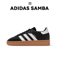 Adidas Samba Black White Caramel Sole Thick-Soled Shoes Low-Top Sneakers Men's Women's Anti-Slip Wea