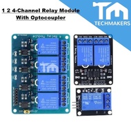 1,2,3,4, 8-Channel Relay Module with Optocoupler 5VDC Relay Module