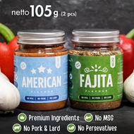 Bundle American&Fajita DryRub SpiceLab Multipurpose Dry Marinade Seasoning P83G