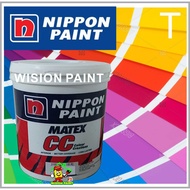 1L NIPPON Paint ( CC Super Matex Colour Creations ) Interior Wall Dinding Dalam Rumah / TINT