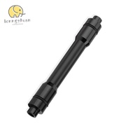 LONNGUVO Thru Axle Adapter, Lightweight Black Front Hub Adapter, Durable Easy To Install 15mm To 9mm