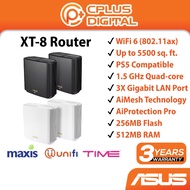 ASUS ZenWiFi XT8 Mesh WiFi 6 AX6600 Tri-Band AiMesh Whole Home WiFi System Wireless AX Router