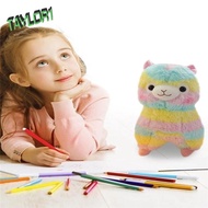 TAYLOR1 Alpaca Plush Doll Soft Kawaii Stuffed Figure Puppet Toy Birthday Gift Toy Gift For Children 