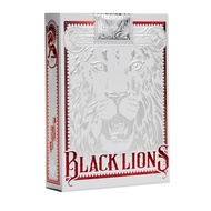Black Lions Red Playing Cards by David Blaine