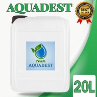 NEW PRODUCT AQUADEST AQUADEST DISTILLED WATER/ AIR SULING 20 LITER