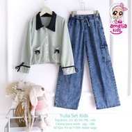 Yulia set kids/ kiya set kids/ Book set kids ORI Amelia kids/ Lovaya blouse vest daisy/ Grill set ki