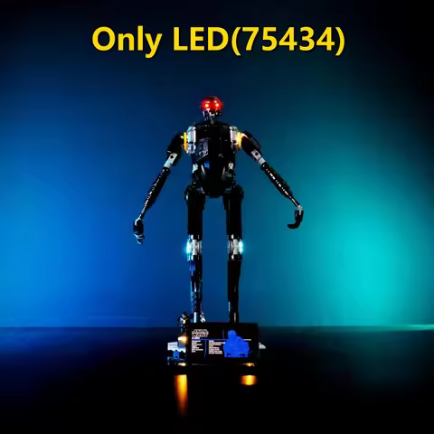 LED lighting kit for Lego 75434 Star Wars K-2SO security droid building block bricks (only light no 