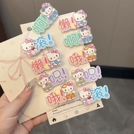 搞怪糖果色文字猫咪发夹日系甜美百搭少女风侧边鸭嘴夹发卡发饰Funny Candy Color Text Cat Hairpin Japanese SweetS3GfV7cz2my20250819
