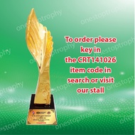 CRT141026 - Crystal Trophy - Crystal Resin Award