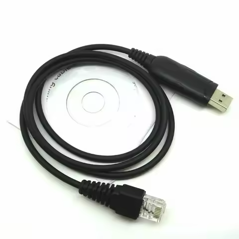 ICOM Radio USB Programming Cable OPC-592 w/ CD Driver For IC-F310 F310S F320 F410 F420 IC-F1010 F161
