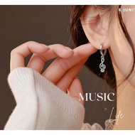 Reunite Jewelry Titanium Music Life Earrings