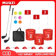Ltdrao Creative Golf Game Rules Golf Practice Swings Set Portable Golf Practice Set with Chipping Ne
