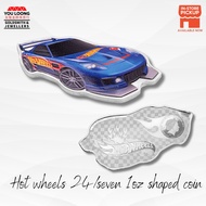 Youloong PAMP Hot Wheels™ 24/Seven™ - 1oz Shaped Coin Silver 999