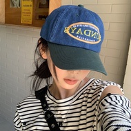 Retro Color Matching SUNDAYS Letter Embroidery Soft Top Casual Baseball Cap Female Cap Male Trendy H