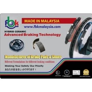 FBK Rear Disc Brake Pad (D2823) For Wish  1.8/2.0 ANE10 ZNE10 2003-2007Y