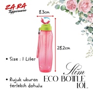 Tupperware Slim Eco Bottle with strap - 1L