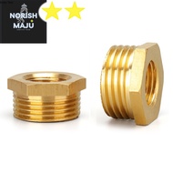 CGdailyToolsMix BSP 1/8 1/4 3/8 1/2 3/4 G1 Male to Female Thread Brass Hose Reducing Bushing Copper 