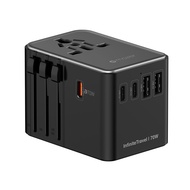 Mazer M-IFTravel170PD InfiniteTravel GaN PD70W 3C+2A World Travel Charger (Black/Pink)