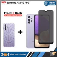 2in1 Ceramic Matte Spy and Garskin Samsung A34 5G A54 5G A31 A32 4G 5G Samsung A33 5G A42 5G A50 A50