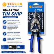 TORA Galvalum Scissors Light Steel Holo Aviation Snips 10 Inch