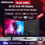 Monitor PC 27 Inch Boundless/Curved Monitor Gaming 75HZ 19-24Inch 75HZ PS4/PS5/Xbox 22 Flat HDMI Lcd