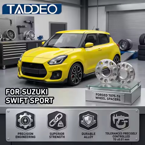 TADDEO Forged 7075-T6 Wheel Spacers 5x114 CB 60.1 for SUZUKI Swift Sport ZC33S Adapters Widening Veh